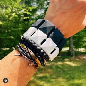 Cali weights wrist weights black white bone small weighted jewelry bracelets